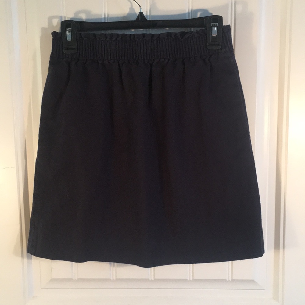 J. Crew navy skirt